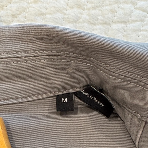 Theory Jaimie Rinsed Men's Classic Gray Jacket - Picture 10 of 11